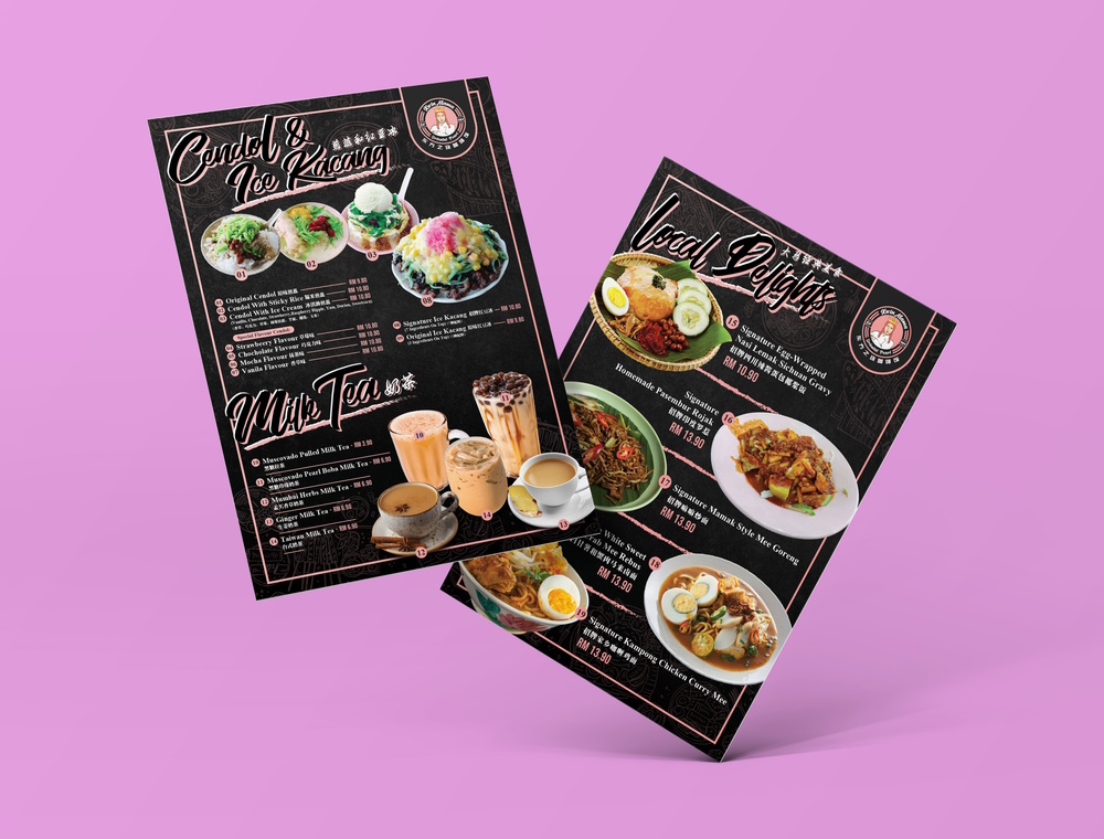 Queen Mama Menu Johor Bahru (JB) | Printing Services Johor Bahru (JB)